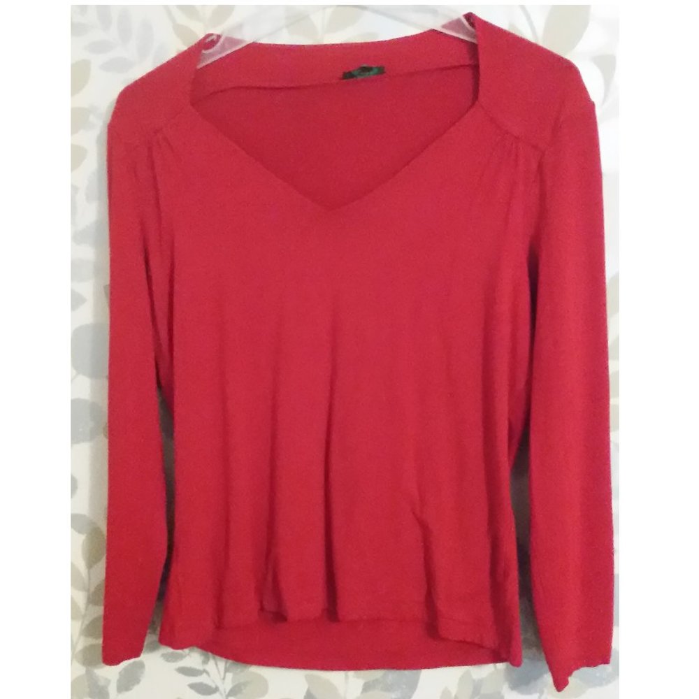 Red Blouse Sz L